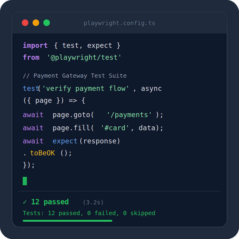 QA Automation Code